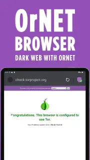 Dark Web Browser : OrNET screenshot 5