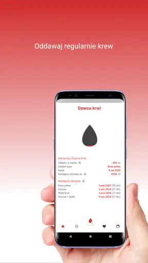 Dawca krwi screenshot 1
