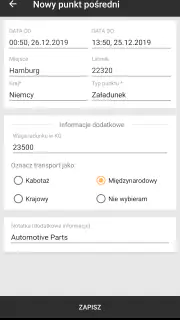 Delegacje kierowcy - granice,  screenshot 5