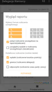 Delegacje kierowcy - granice,  screenshot 8