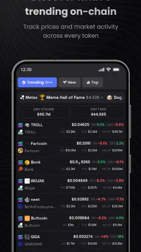 DEX Screener screenshot 1
