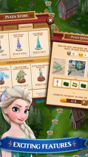 Disney Frozen Free Fall Games screenshot 2