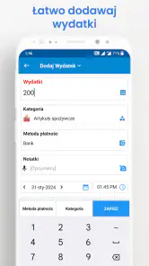 Dochód Wydatki-dzienne wydatki screenshot