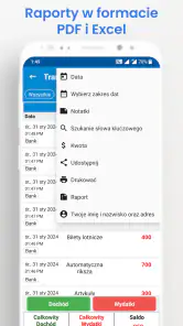 Dochód Wydatki-dzienne wydatki screenshot