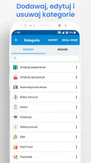 Dochód Wydatki-dzienne wydatki screenshot 8