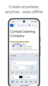 Dokumenty Google screenshot