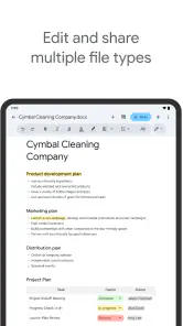 Dokumenty Google screenshot