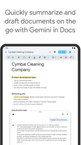 Dokumenty Google screenshot