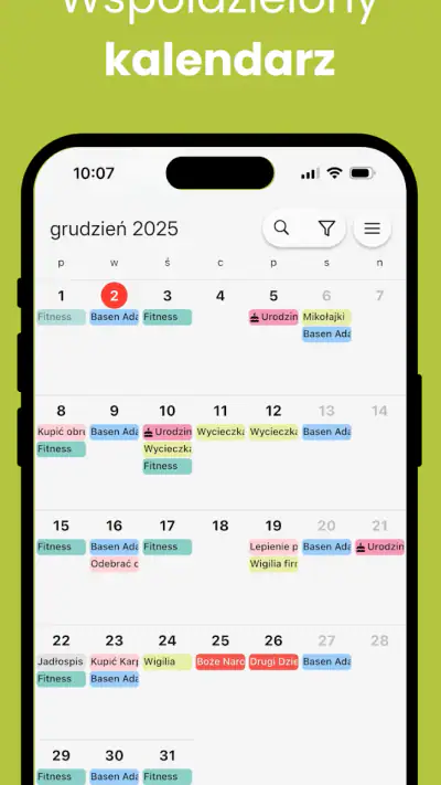 Domownik: rodzinny organizer screenshot 1