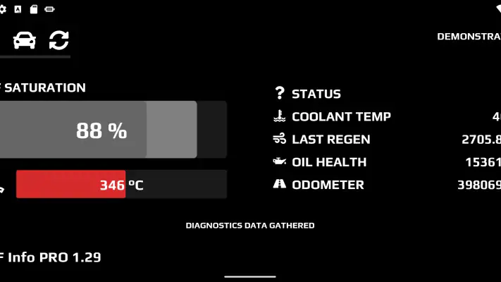 DPF Info screenshot 1
