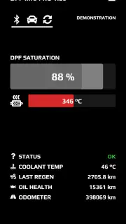 DPF Info screenshot 2