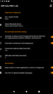 DPF Info screenshot 8