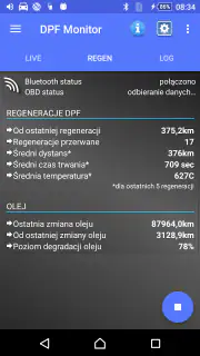DPF Monitor - Fiat, Alfa Romeo screenshot 2