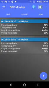 DPF Monitor - Fiat, Alfa Romeo screenshot