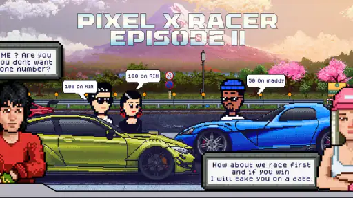 Drag Racing : Pixel X Racer screenshot