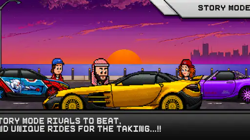 Drag Racing : Pixel X Racer screenshot