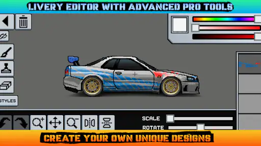 Drag Racing : Pixel X Racer screenshot