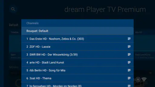 dream Player for Android TV screenshot