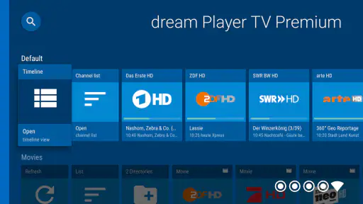 dream Player TV for TVheadend screenshot
