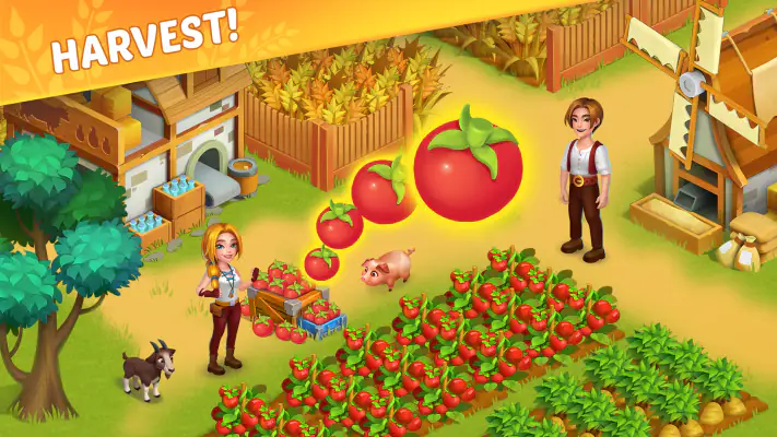 Dreamy Harvest: Farm Island screenshot 1