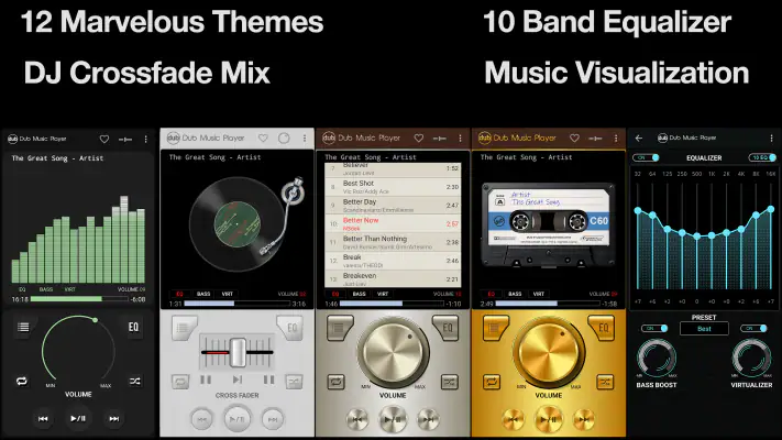 Dub Music Player - Mp3 Player screenshot 1