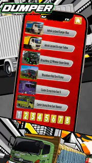 Dumper Truck Mod Bussid screenshot 1