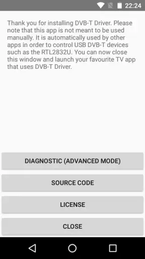 DVB-T Driver screenshot 1