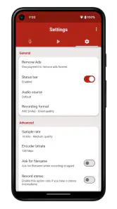 Dyktafon screenshot