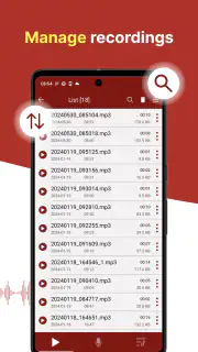 dyktafon - łatwy rejestrator screenshot 3