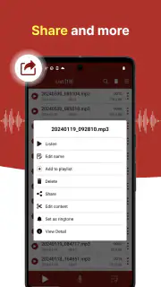 dyktafon - łatwy rejestrator screenshot 4