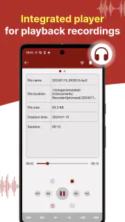 dyktafon - łatwy rejestrator screenshot 6