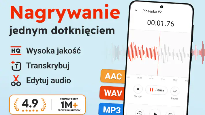 Dyktafon - Rejestrator Głosu screenshot 1