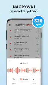 Dyktafon - Rejestrator Głosu screenshot
