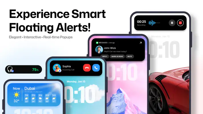 Dynamic Notch Notification Bar screenshot 1