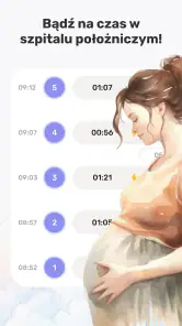Dziecko: Czasomierz skurczy screenshot