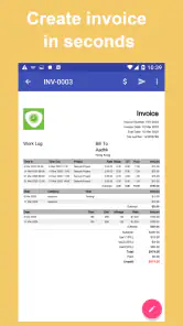 Dziennik pracy screenshot