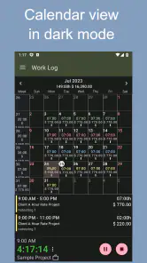 Dziennik pracy screenshot