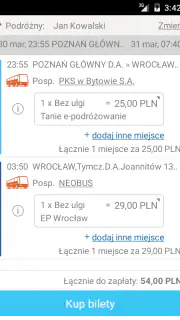 e-podróżnik: bilety i rozkłady screenshot 4