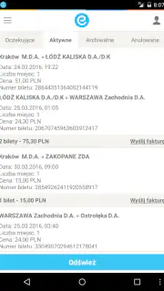 e-podróżnik: bilety i rozkłady screenshot 7