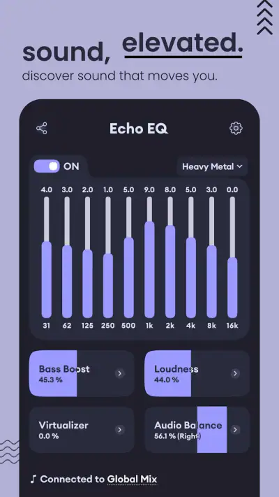 Echo Equalizer: Bass Booster screenshot 1