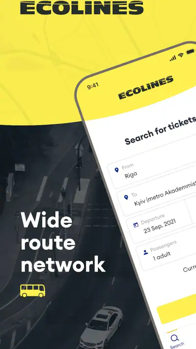 ECOLINES - bus tickets screenshot 1