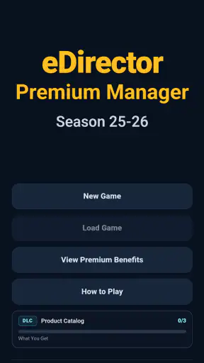 eDirector™ Football Manager 26 screenshot 1