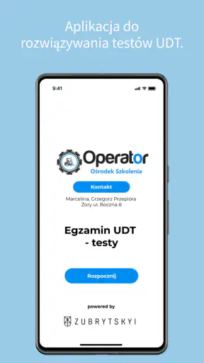 Egzamin UDT - testy screenshot 1