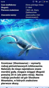 Encyklopedia dinozaurów screenshot