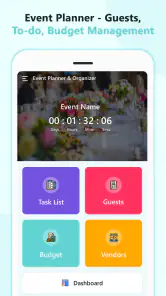 Event Planner - Guests, Todo screenshot