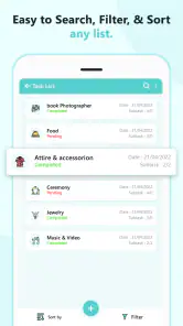 Event Planner - Guests, Todo screenshot