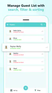 Event Planner - Guests, Todo screenshot