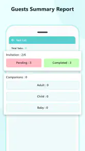 Event Planner - Guests, Todo screenshot