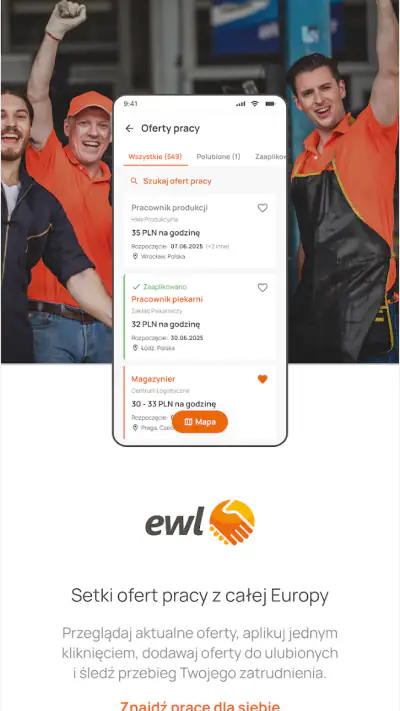 EWL App: Praca w Europie screenshot 1