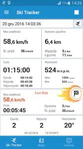EXA Ski Tracker screenshot